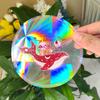 Sun Catcher PVC Self Adhesive Glass Window Stickers Cat Moth Energy Suncatcher Wallpaper Rainbow Prisms Sticker Sunlight Decals