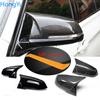For BMW 1 2 3 4 X Series Rear View Side Mirror Cover F20 F21 F22 F23 F30 F32 F36 X1 E84 F87 M2 Carbon Fiber Pattern