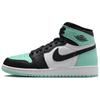 Air 1 Retro High OG GS Green Glow Детские кроссовки Белый Черный FD1437-130