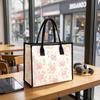 Floral Print Tote Bag Large Capacity Fashion Carryall for Daily Use Shopping
