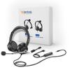 Гарнитура Wantek с бинауральным шумоподавлением, микрофоном, проводной гарнитурой, подходящей для веб-голосовой удаленной работы на дому, профессиональных деловых ПК-наушников
