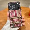 Модный чехол с принтом в виде сердца для iPhone 17 Pro Max Чехол iPhone 16 15 14 13 Pro Max 17E Магнитный Для Magsafe Тонкое кольцо Гибридный ТПУ+ПК Матовый чехол