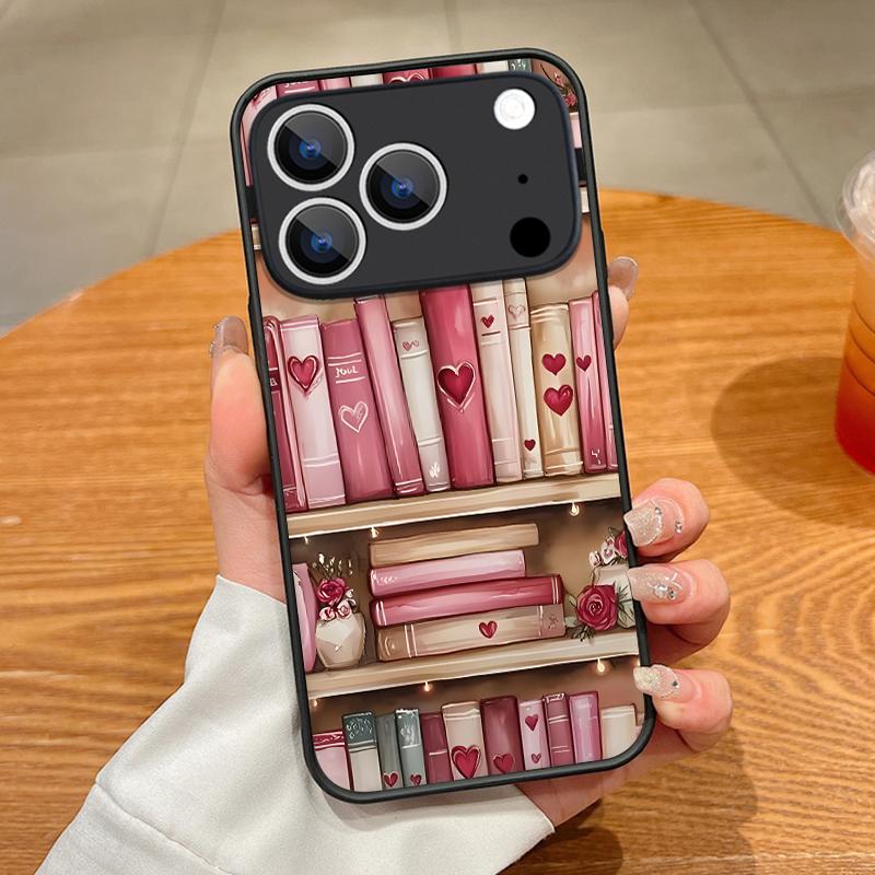 Модный чехол с принтом в виде сердца для iPhone 17 Pro Max Чехол iPhone 16 15 14 13 Pro Max 17E Магнитный Для Magsafe Тонкое кольцо Гибридный ТПУ+ПК Матовый чехол