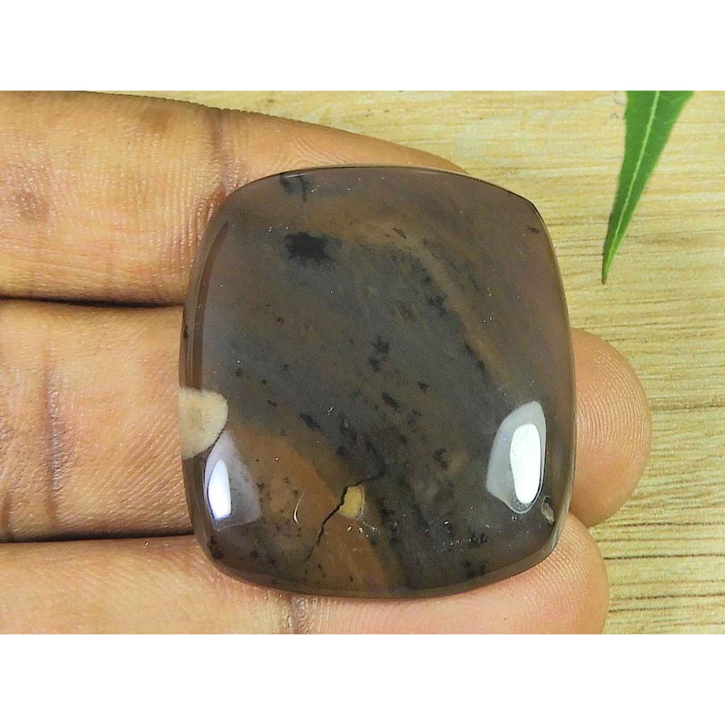 26X50MM натуральный медовый дендрит восьмиугольной формы кабошон россыпью драгоценный камень 63 карата. СК-3461