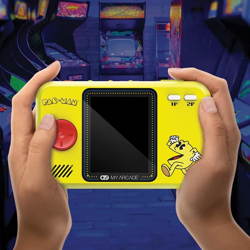 Мой Arcade Pac-Man Pocket Player Pro: Портативная видеоигра, 2,75-дюймовый цветной дисплей, детская игрушка, игра Pac-Man