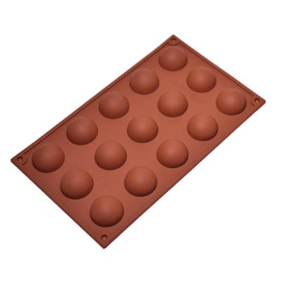 Силиконовая форма для полушария с 15 полостями DIY, форма для выпечки шоколадного кекса, кекса, кексов