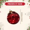 Рождественский шар, подвеска-шарм, светящееся настольное украшение для елки на праздник