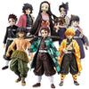 Anime Figure Demon Slayer Kamado Nezuko Tanjirou Agatsuma Zenitsu Hashibira Inosuke Tomioka Giyu Kimetsu No Yaiba Action Figure
