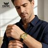 OPK Men's Luminous Waterproof Mechanical Watch Light Luxury Hollowed out Belt 6101