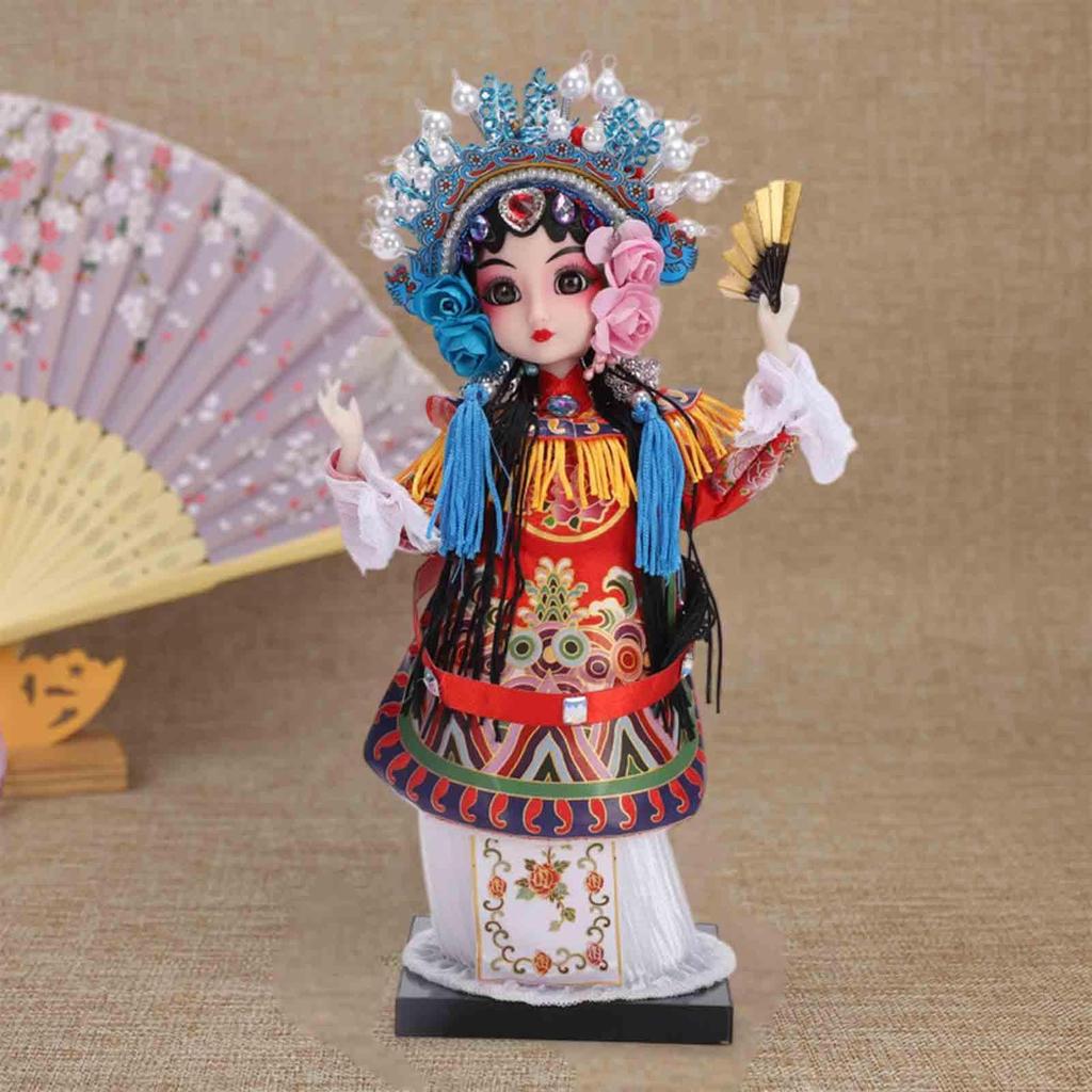 22 см Пекинская оперная кукла скульптура для украшения стола