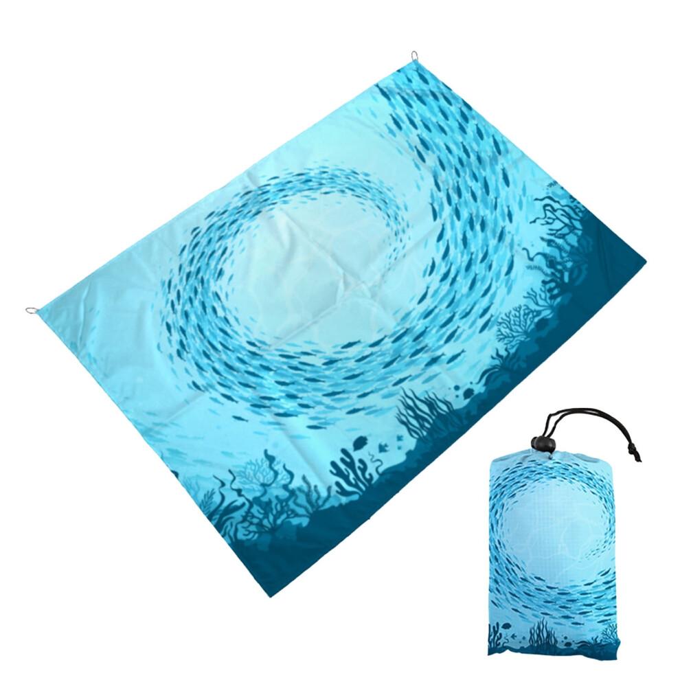 maxiaoxia Beach Mat, Sand-Free Waterproof Picnic Mat, Lightweight Foldable Camping Mat, Moist-Proof Floor Mat - compatible with outdoor use