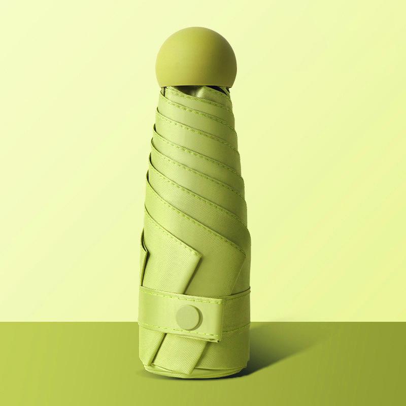 Скидка 50% на карманный мини-зонт двойного назначения: Защита от ультрафиолета для солнца и дождя, красочный и компактный дизайн