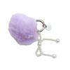 Elegant Beaded Bowknot Keychain Bag Pendant Unique Phone Charm Delicate Plush Keyring Accessory for Personalized Charm
