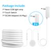 High End Under Cabinet LED Neon Light Strip 24V COB Neon Tape Penetrabe Wood Touch Sensor Dimmer Kitchen Closet Wardrobe Decor