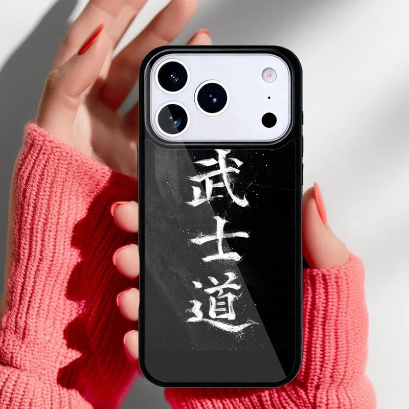 Чехол для телефона Bushido Samurai для iPhone 17 16 15 14 13 Pro Max Задняя крышка для 12 11 Pro Coque