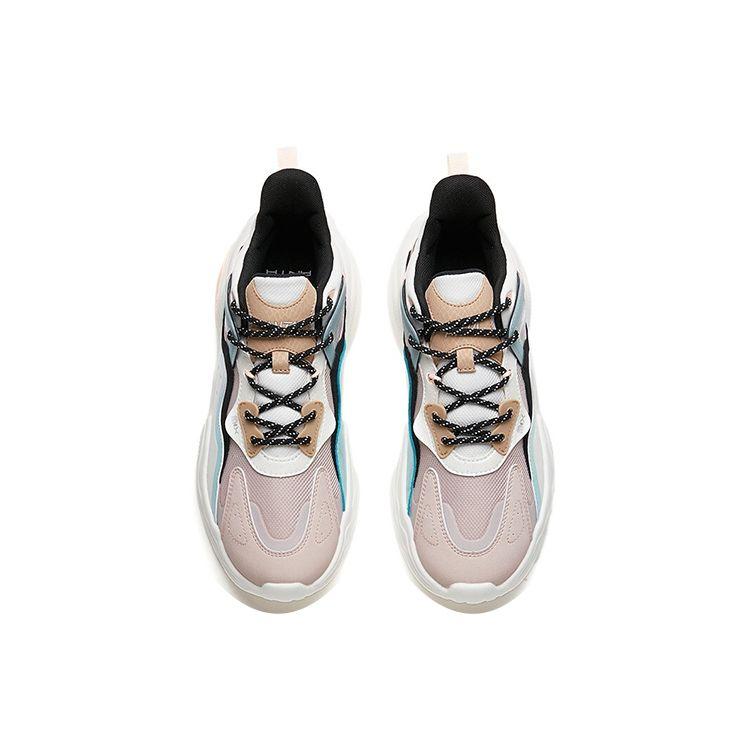 Anta Кроссовки Lifestyle Series Mix 4.0 с низким верхом для папы, женские, серые, белые, черные 122218812-4