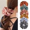 Fashionable Black Oversized Hair Scrunchie Combining Comfort And Styles Hair Tie Hair Accessory For Everyday Use