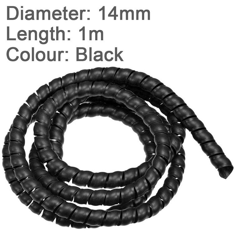 Cable Spiral Wrap Wire Organizer Cable Protector Sleeve Tube Cover Pipe Cord Cable Management for Office Computer Laptop TV Cord