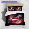 Austria Football Printed Bedding 3 Piece Set Cozy Breathable Bed Cover Set as Housewarming Holiday Gift