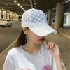 Women's Summer Lace Cap with Embroidered Flowers – Breathable, Mesh Baseball Design, Korean Style Sun Hat