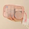 Breathable Mesh Portable Toiletry Pouch Large Capacity Coin Purse Wash Bags  Toiletries Storage