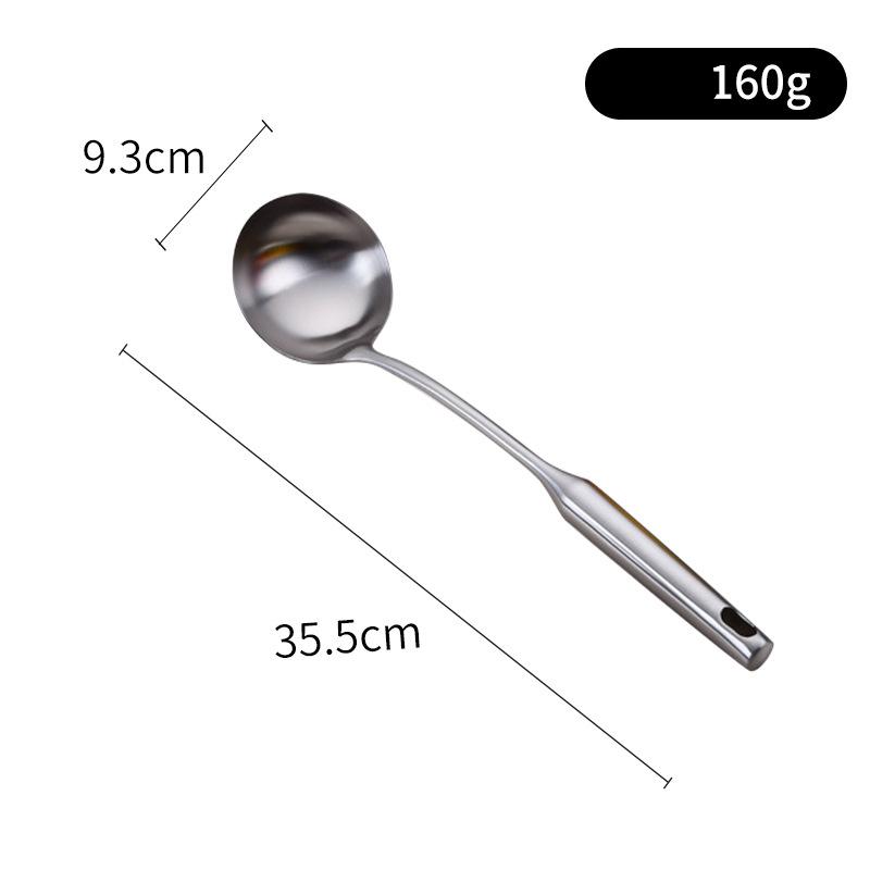 HANYANG кухонная утварь из нержавеющей стали с полой ручкой, утолщенная изоляционная ложка, бытовые кухонные принадлежности