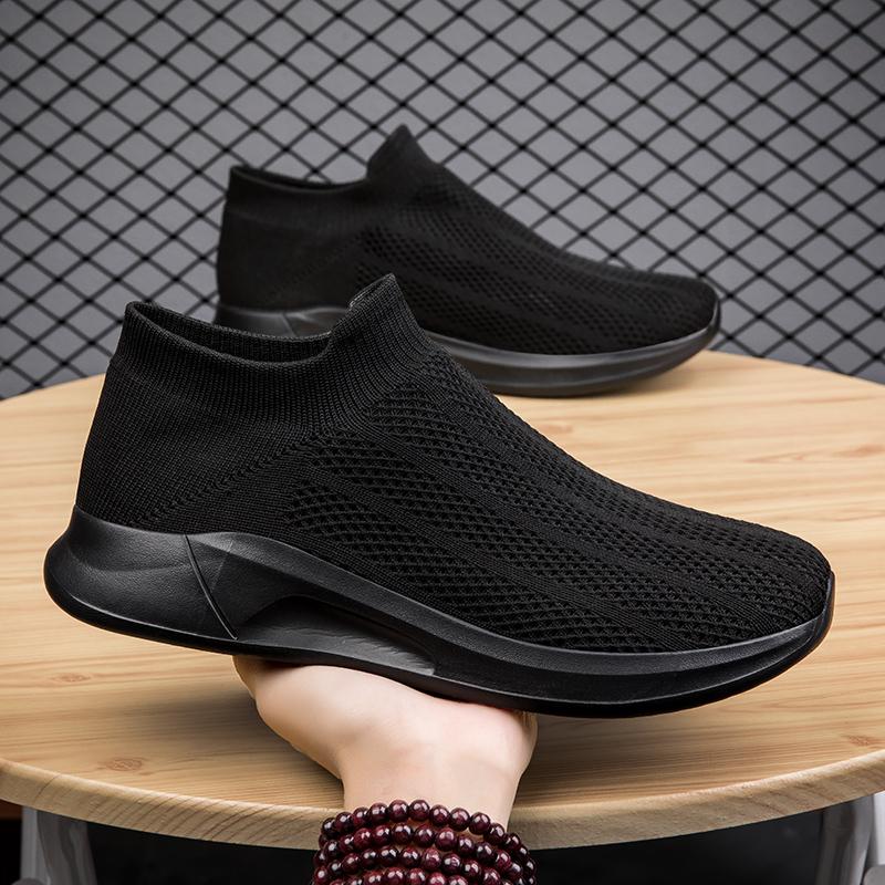 Athletics Sneakers Male Walking Shoes Sneakers Men Breathable Man Casual Shoes New Style Running Sneakers Slip On Loafers Men