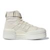 Adidas Triple Platforum Hi Off White унисекс кроссовки кремово-белые S42803