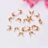 10pcs Non-fading 24K Bag Buckle Accessories Bracelet Necklace Ending Binaural Bag Line Buckle DIY Handmade Jewelry Accessories Materials