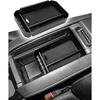 CDEFG для Toyota Highlander 2024 2023 2022 2021 аксессуары органайзер для центральной консоли лоток для хранения ящик для хранения вставной лоток-органайзер для Highlander (черный)