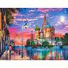 5D Diy Diamond Painting Landscape House Embroidery Cross Stitch Full Round Rhinestones Mosaic Decoration 30x40cm/12x16inch