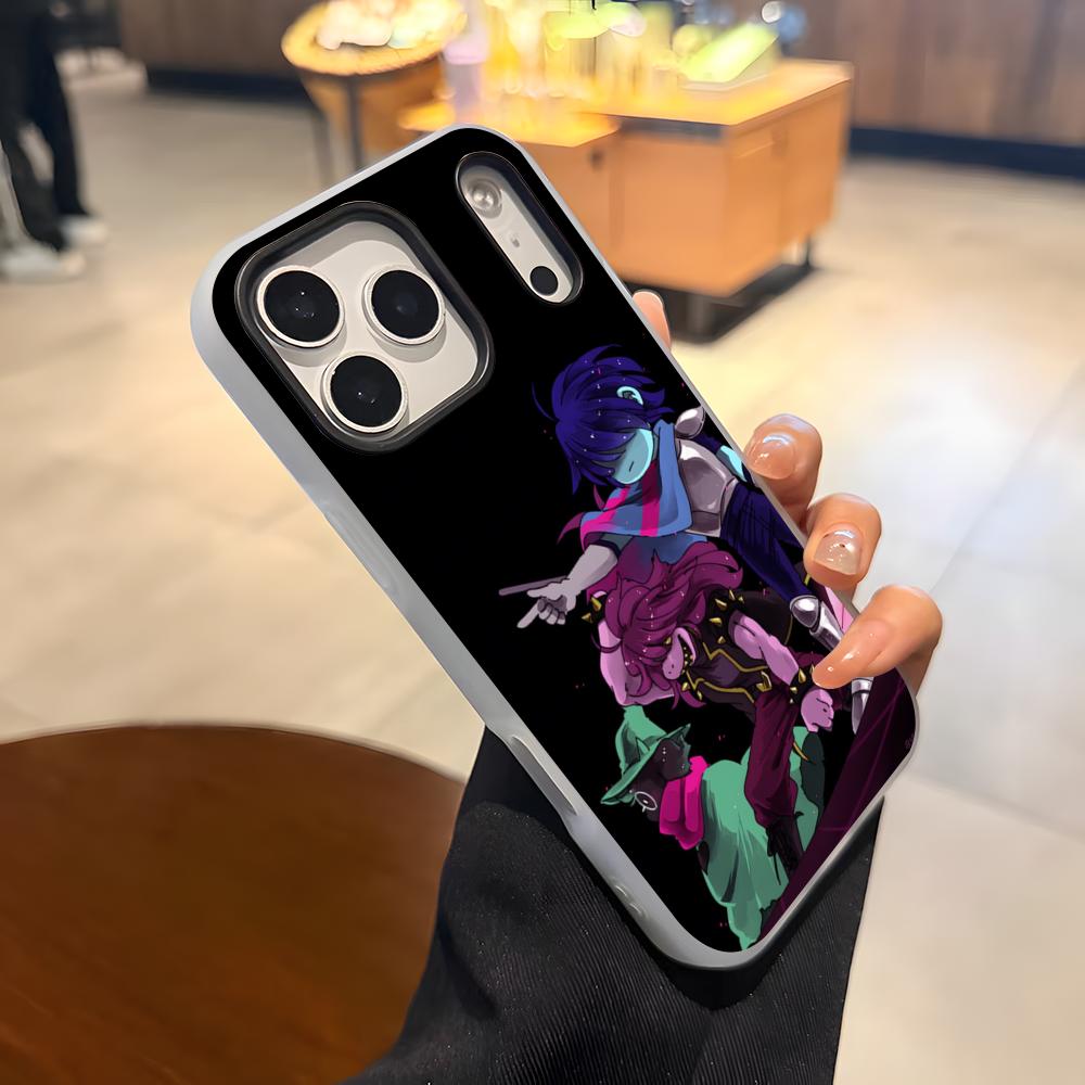 Игровой чехол для телефона D-D-Deltarune для iPhone 17 Air 16 E 15 14 Plus 13 12 11 Pro Max, Желейный 2-в-1 Защитный чехол