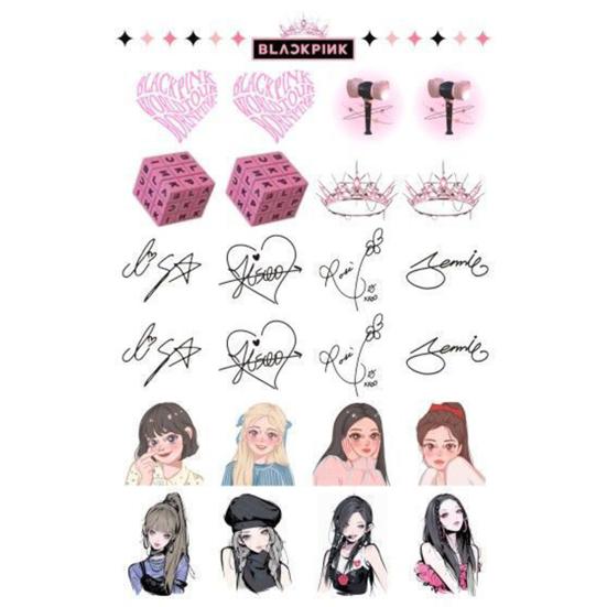 2 шт., наклейки для татуировки на концертное лицо, водонепроницаемые, долговечные, устойчивые к поту, безвредные наклейки для татуировки на коже