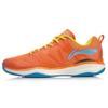 Li Ning Falcon амортизационная поддержка профессиональная обувь для соревнований по бадминтону унисекс обувь солнечно-оранжевая AYAP005-4