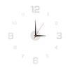 DIY Wall Clock Modern Large 3D Wall Clock Stickers Silent Frameless Clock Night Light Needles Ticking Clock