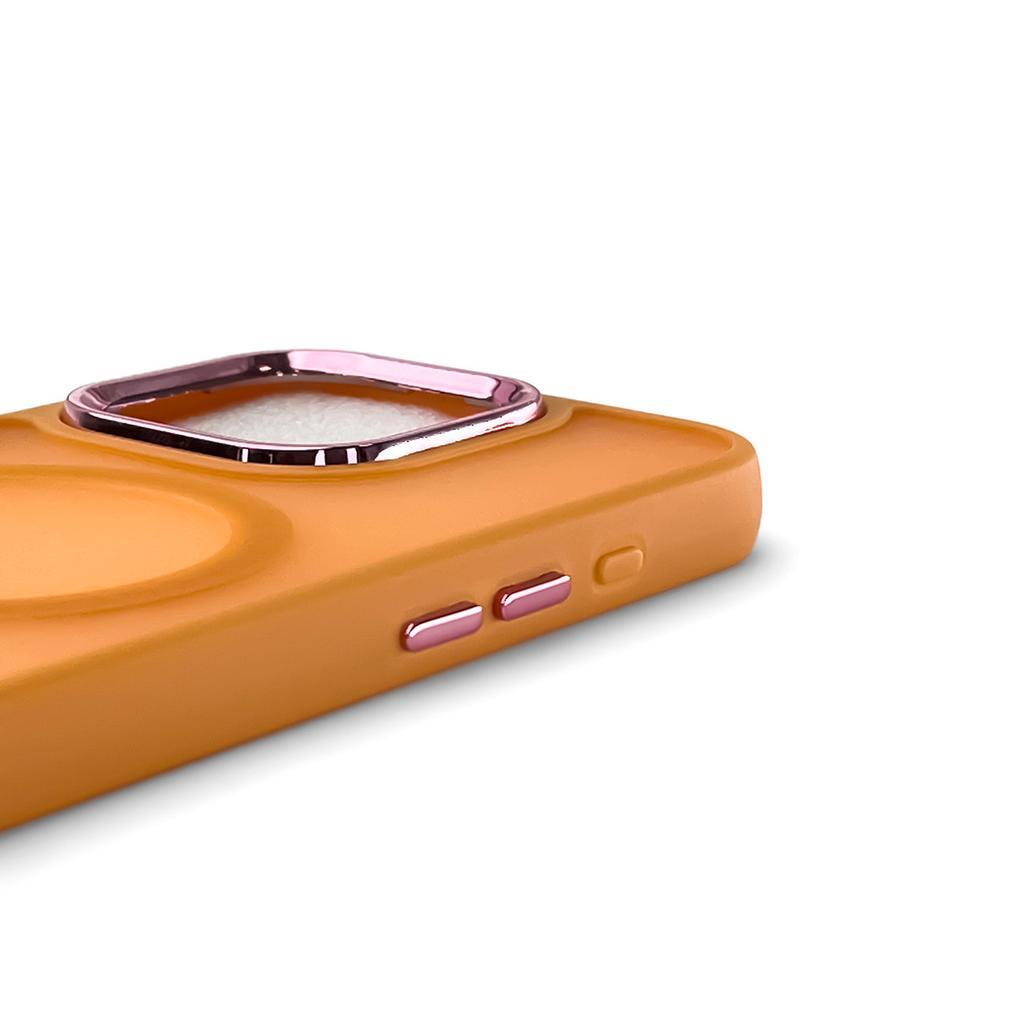iPhone 16 Pro Max Magnetic MagSafe Case - Orange, by Hurtel
