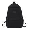 Simple Laptop School Bag Solid Color College Backpack Fashion Large Capacity Backpack  Teenagers