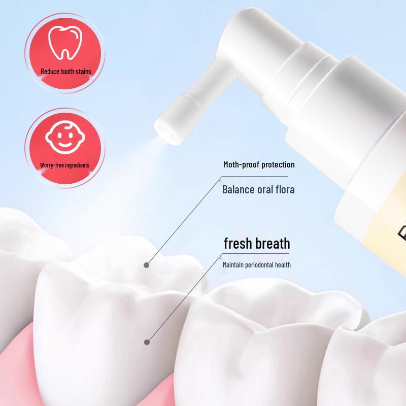 Bisu Tang Children's Anti-Cavity Tooth Spray - Strawberry & Sweet Orange Flavor