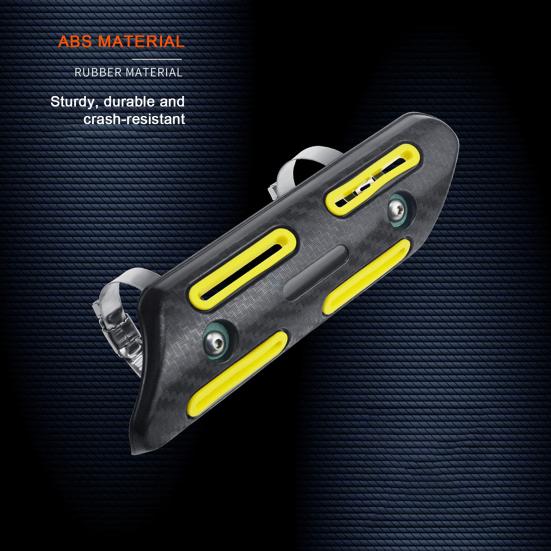 Motorcycle Exhaust Pipe Cover Anti-scalded Heat Insulation Universal Motorbike Exhaust Tube Trim Protector Shield Guard Modification Replacement Parts