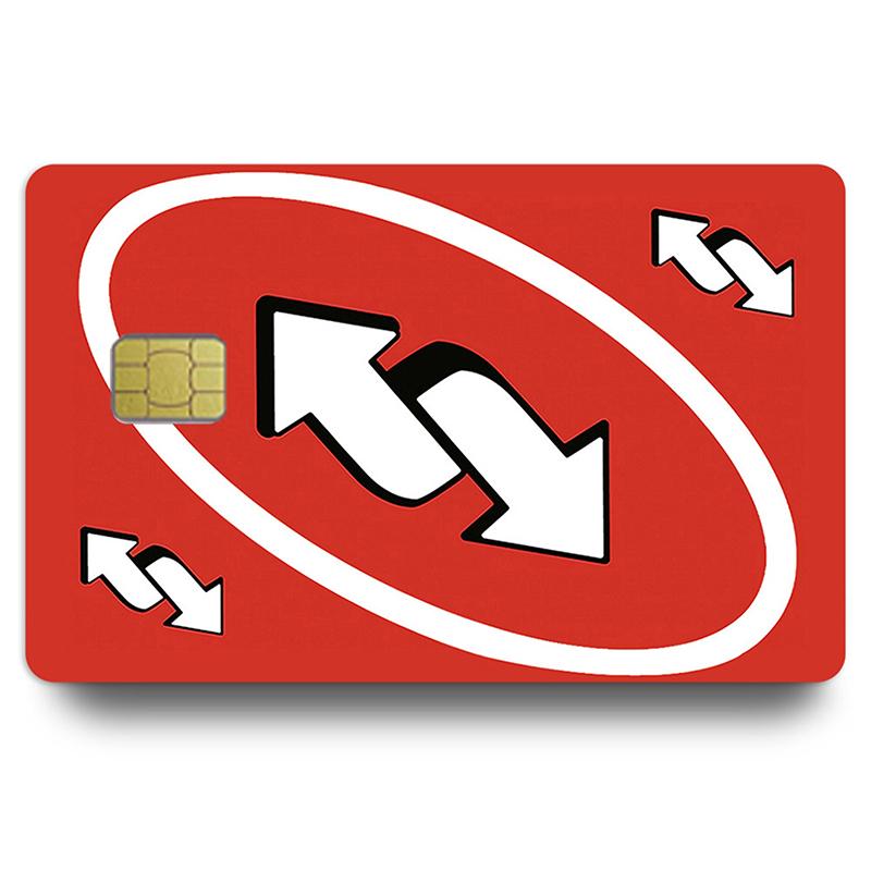 Новые забавные слова аниме ПВХ молодая кредитная карта дебетовая карта наклейка пленка чехол передняя лента для маленького большого чипа без чипа