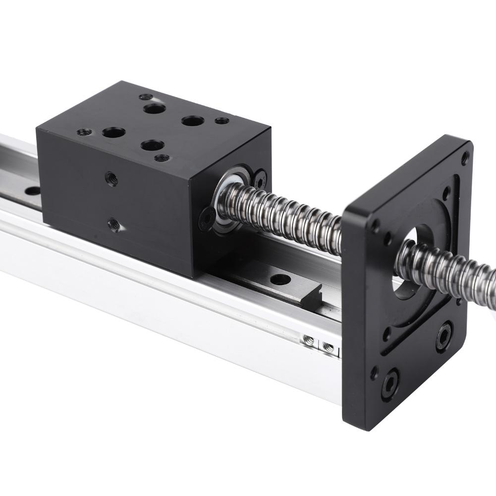 Linear Guide Rail Slide Ball Screw Motion Table 500mm Effective Stroke(1204 Ball Screw)