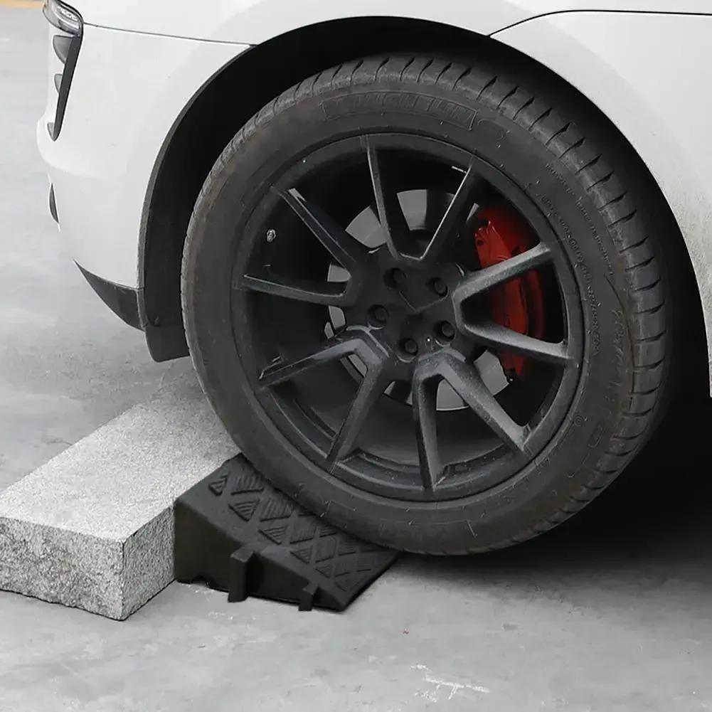 Автомобильные колесные рампы для подъезда Портативные рампы для бордюра шин Противоскользящая пороговая рампа для автомобиля, прицепа, грузовика, велосипеда, автоаксессуары Amagi
