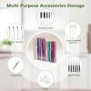 [2pcs-Large Acrylic Straw Holder] Transparent Acrylic Straw Storage Box | Reusable, Ultra-Adhesive Cabinet Door Installation