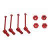 Передний задний приводной вал из алюминиевого сплава, приводной вал CVD для автомобиля Traxxas Latrax Teton 118 RC, красный