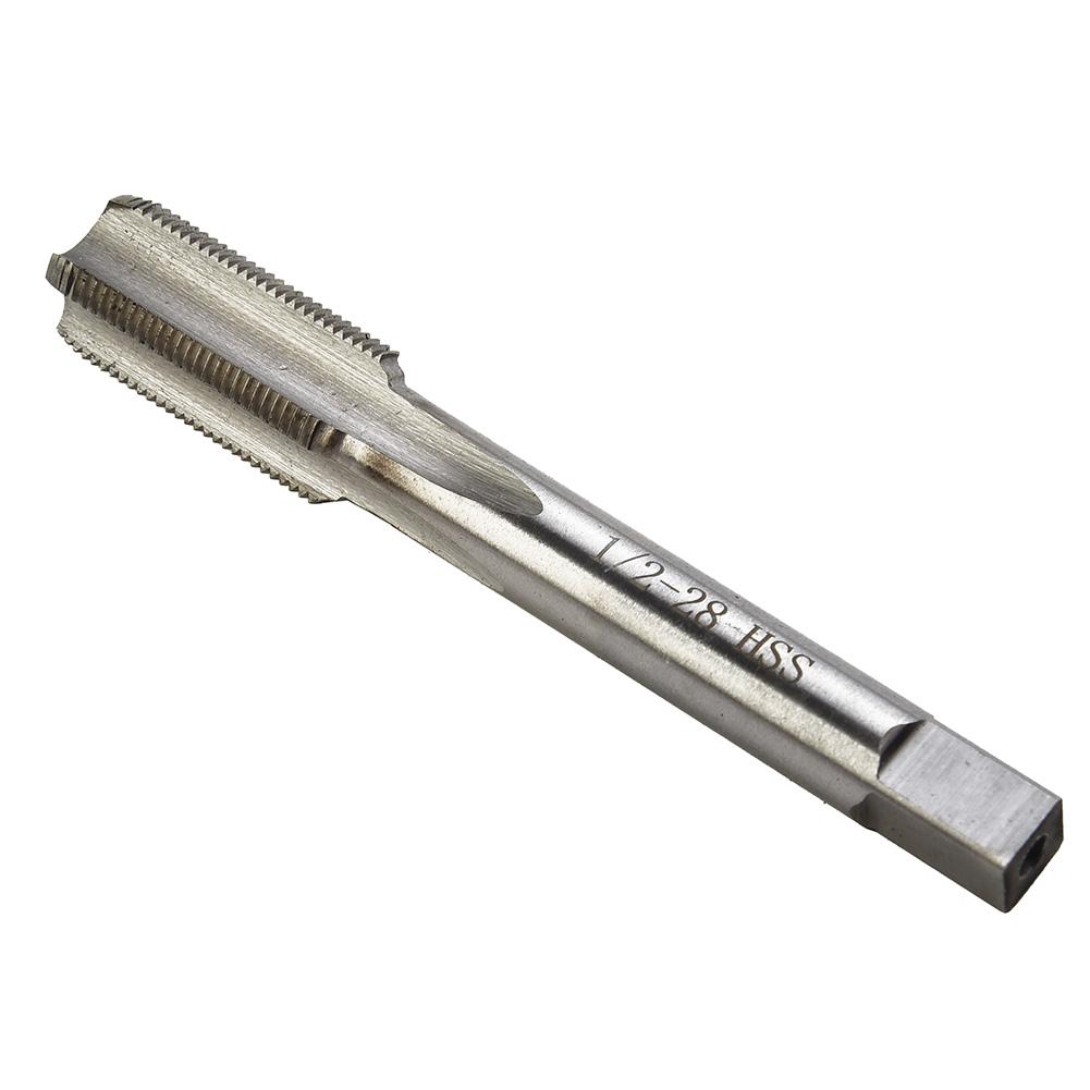 Набор метчиков и плашек 1/2-28 2* 2шт 2шт HSS Ручной набор TPI 1/2x28 28 TPI (Ниток на дюйм) Резьба UNEF 1/2" UNEF Practical Совершенно новая