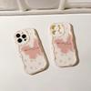 Butterfly Painting Wave Case for iPhone 16 E 15 Pro Max 14 13 12 Mini 11 Pro Max XS X 8 7 Plus Silicone Shockproof Covers Funda