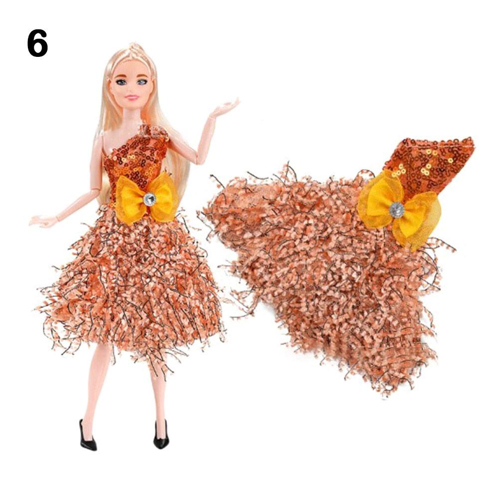 Модные платья для кукол-принцесс, костюм для кукол 30 см / для кукол BJD 1/6 / для кукол 11,5 дюйма, аксессуары для DIY
