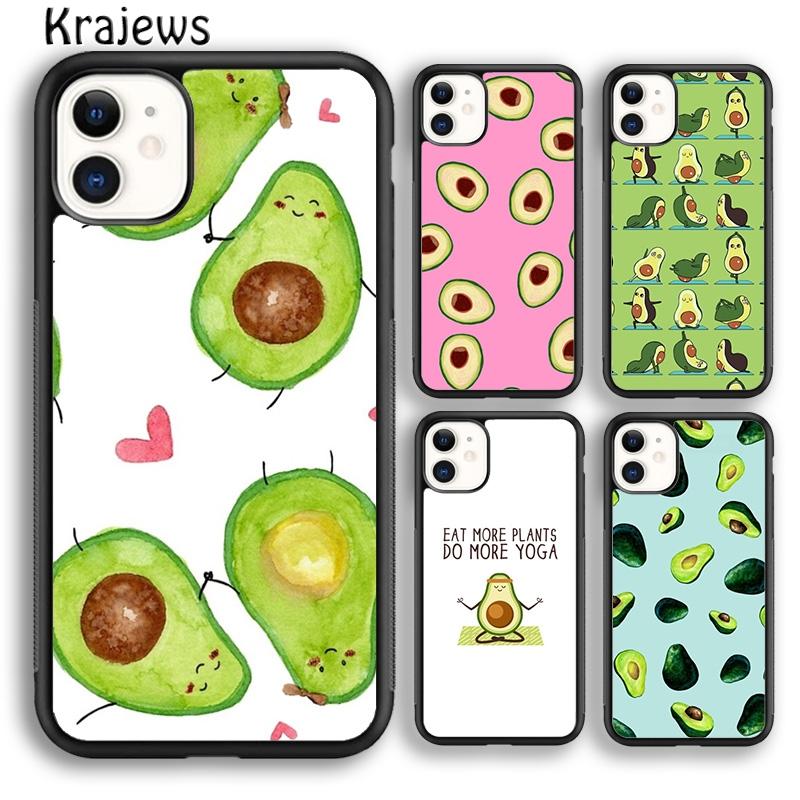 Cute Avocado Fruits Phone Case Cover For iPhone 17 Air 16 15 14 plus 12 13 pro max coque Shell Fundas