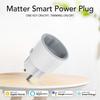 NEO Matter NAS-WR01WM 16A WiFi Smart Plug with Power Meter Smart Control for Apple / Google / Amazon