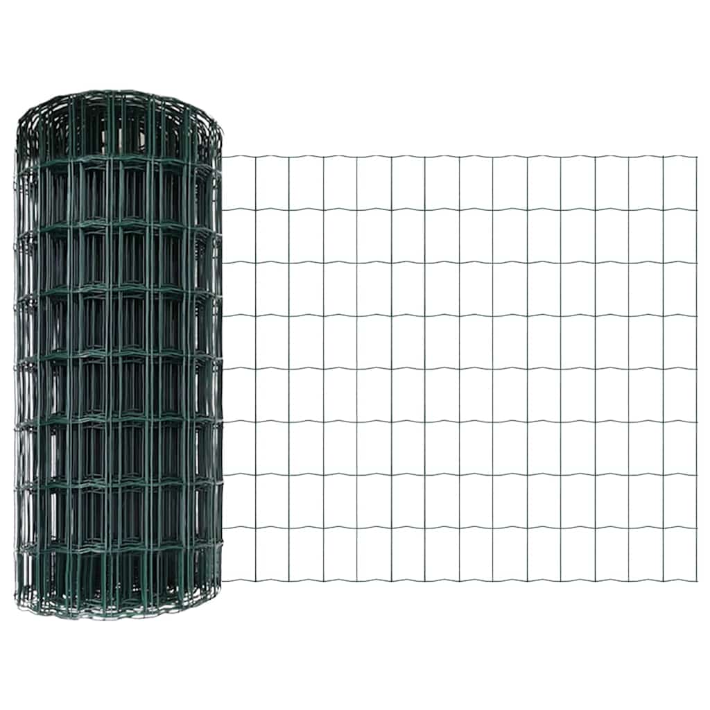 Euro Fence Green 0.4 x 10 m PVC Coated Iron